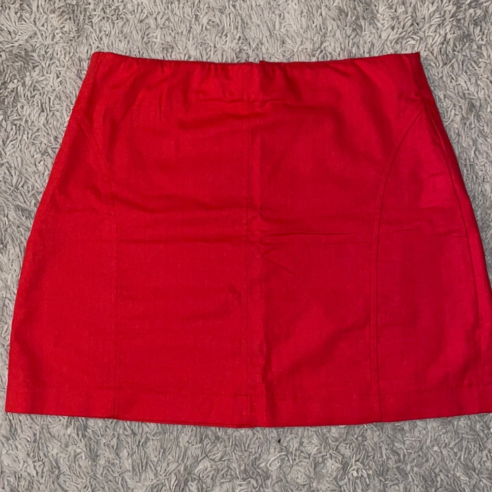 Red Mini Skirt